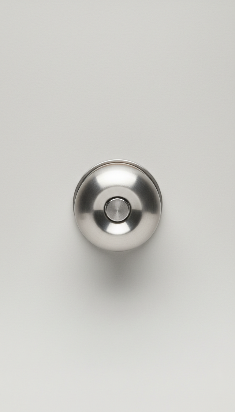 Aluminum Round Door Knob Set
