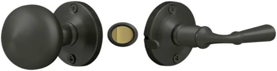 Round Rose Storm Door Latch 7/8-1 3/8 Inch Door