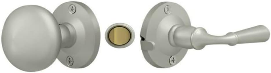 Round Rose Storm Door Latch 7/8-1 3/8 Inch Door