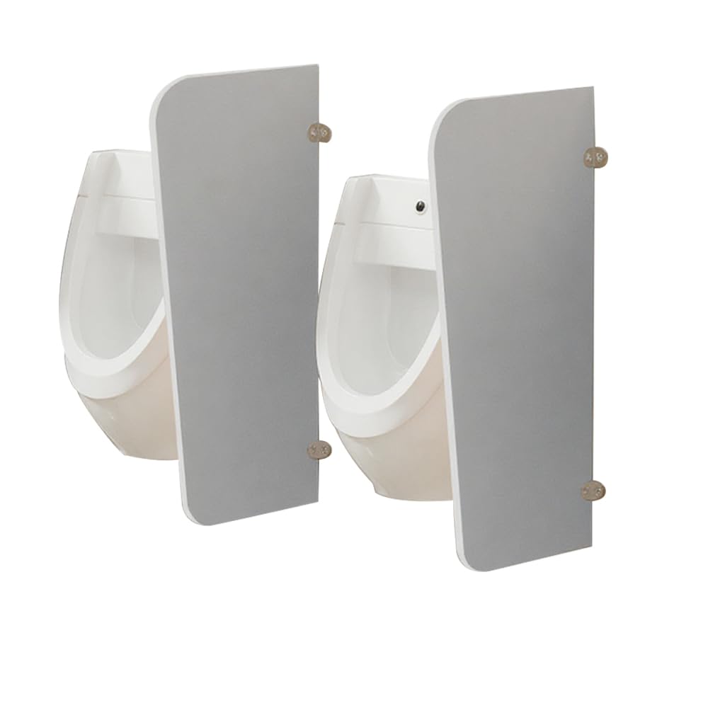 PVC Semi-Arc Men Public Toilet Partition Panel