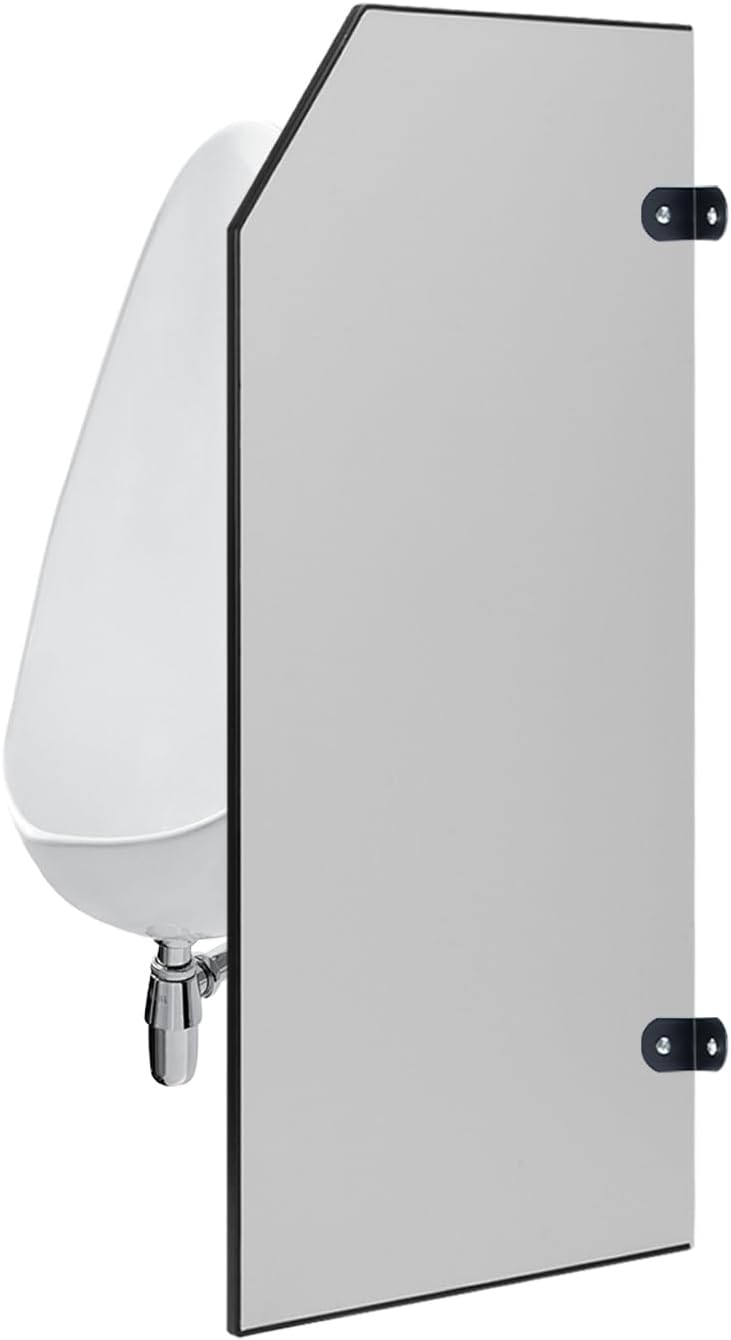 Wall Mounted Urinal Divider Screen for Public Restrooms