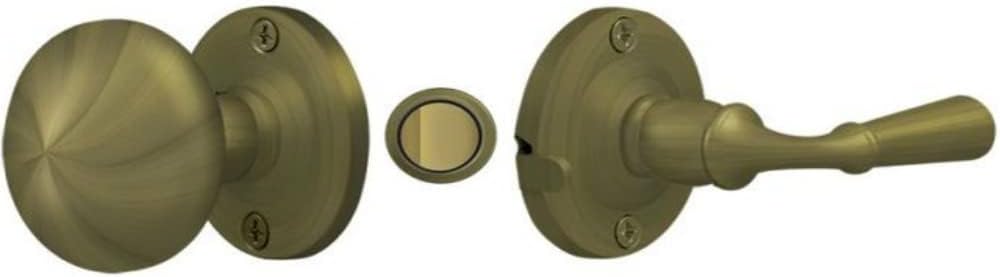 Round Rose Storm Door Latch 7/8-1 3/8 Inch Door