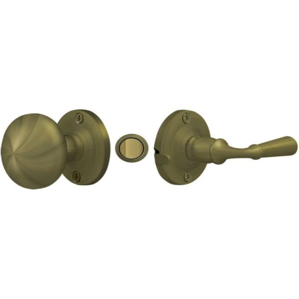 Round Rose Storm Door Latch 7/8-1 3/8 Inch Door