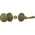 Round Rose Storm Door Latch 7/8-1 3/8 Inch Door