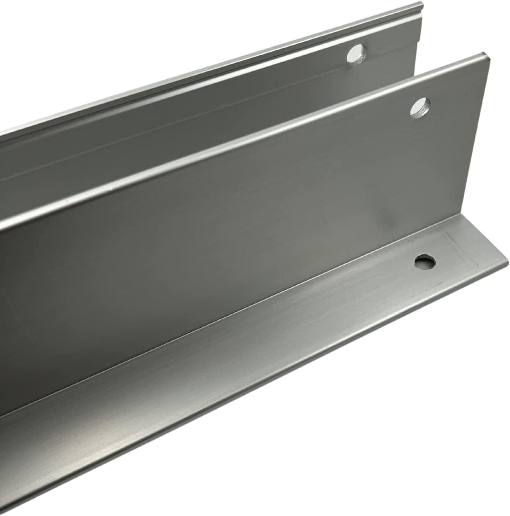 Satin Aluminum Long One Ear Panel Bracket