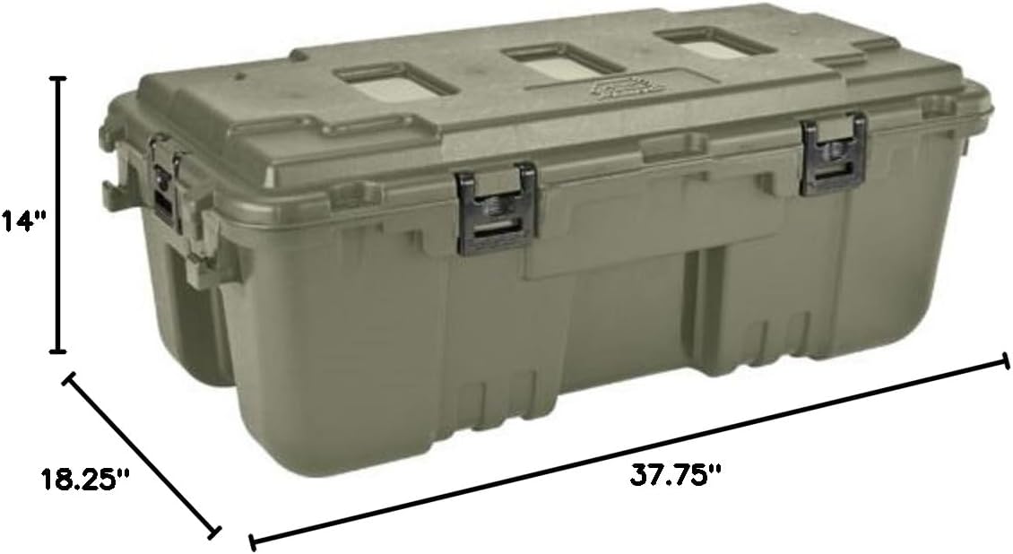 Hunter Green 108 Quart Wheeled Storage Trunk