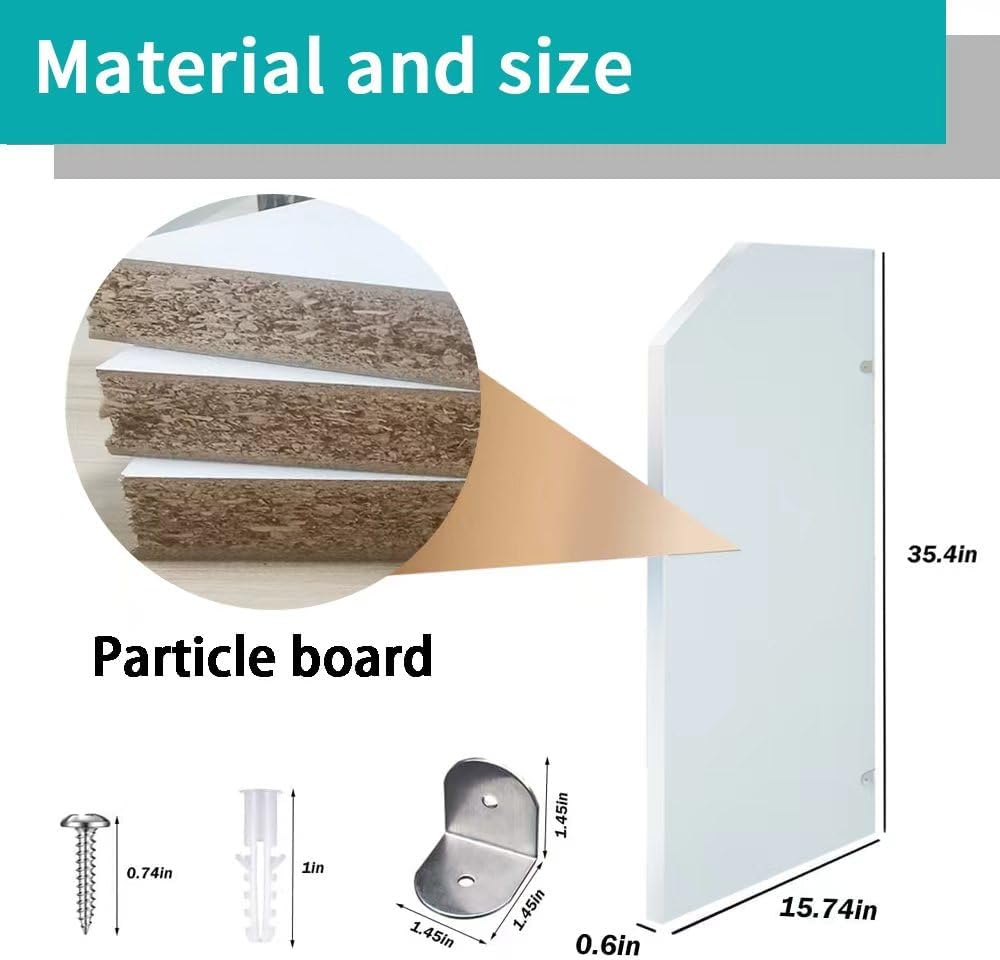 Wall Mounted Urinal Privacy Screen Partition Panel