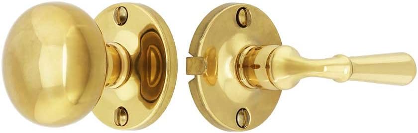 Round Rose Storm Door Latch 7/8-1 3/8 Inch Door