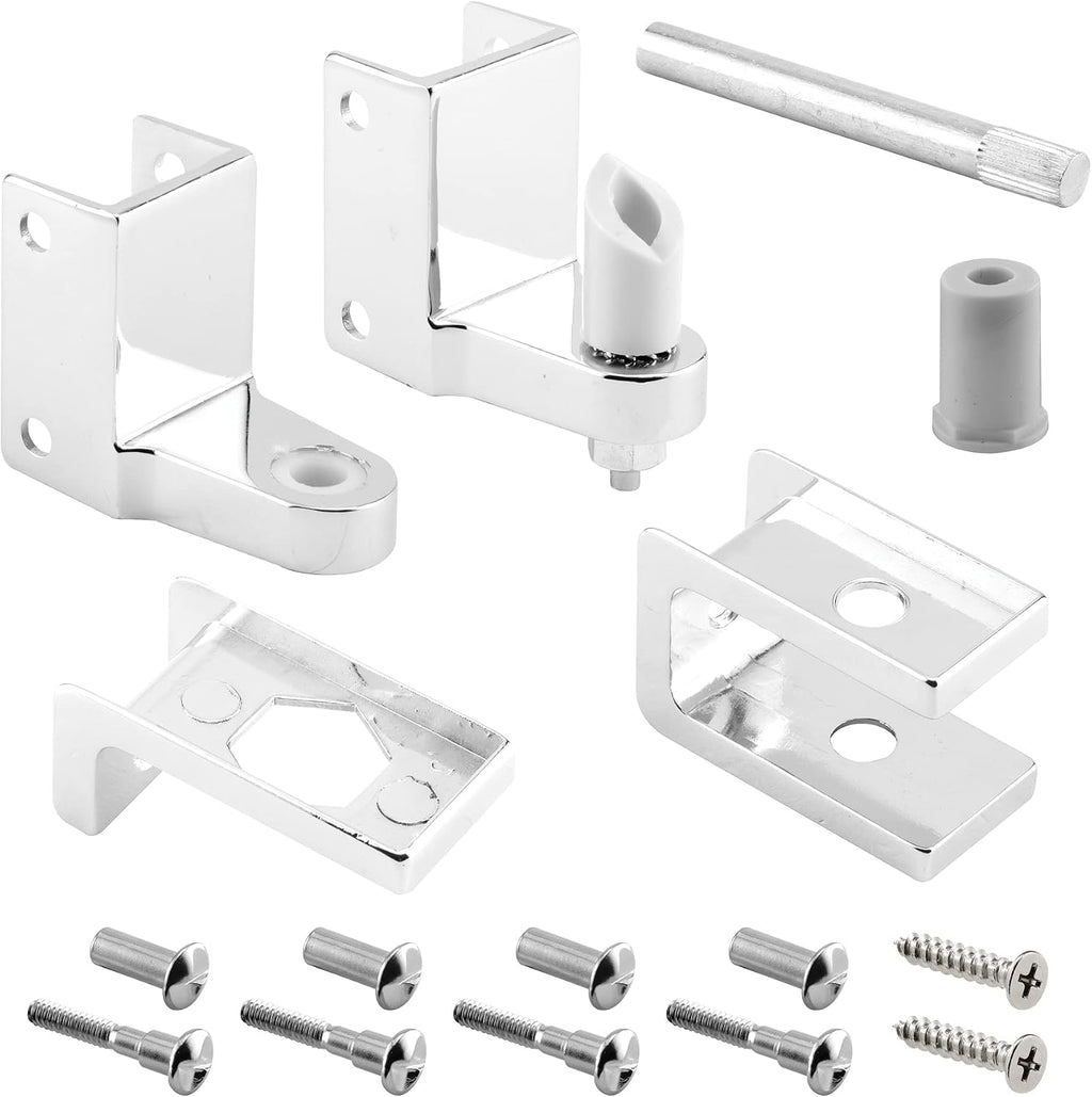 Chrome Plated Zamak Cabinet Hinge Kit 1 Inch