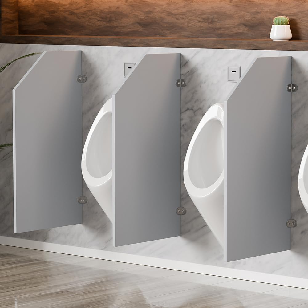 PVC Men's Public Restroom Partition Hardware Set