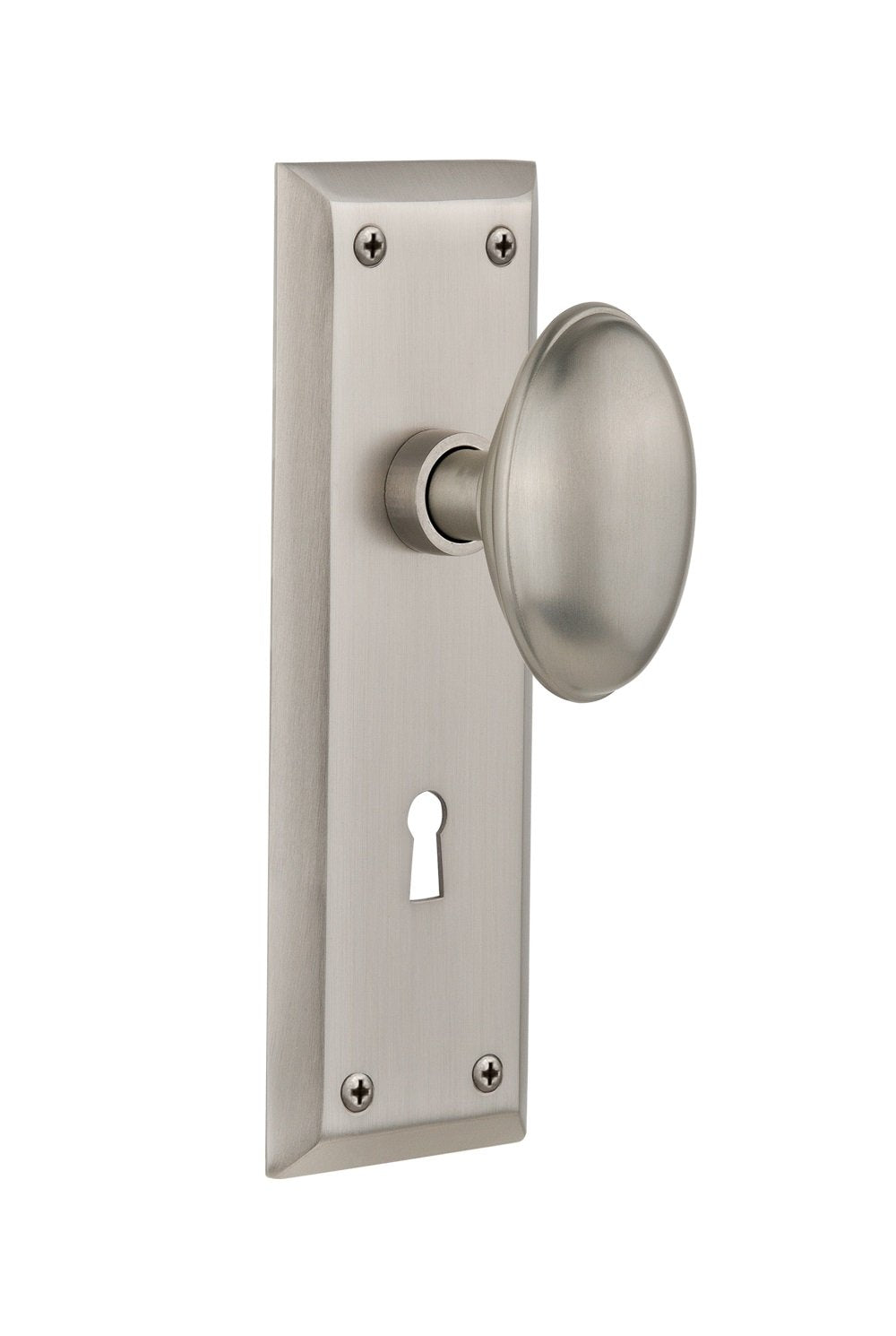Nostalgic Warehouse New York Door Knob with Plate