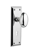 Nostalgic Warehouse New York Door Knob with Plate