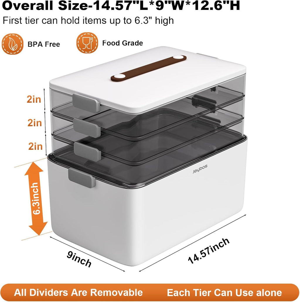 4-Tier Portable Multipurpose Storage Organizer Box