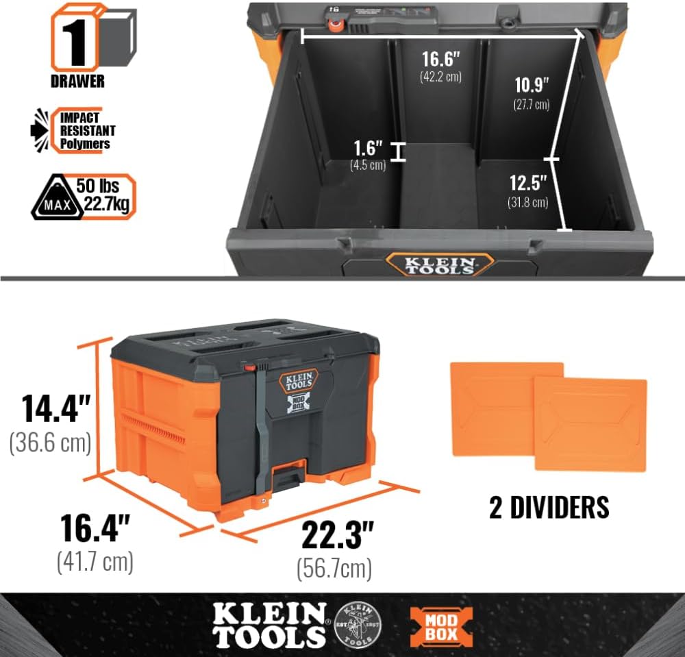 Stackable Heavy Duty MODbox Drawer Tool Organizer