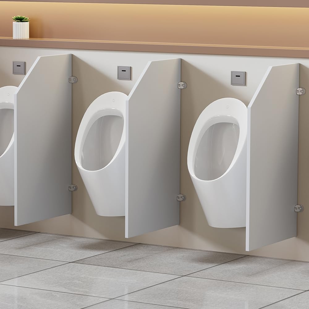 PVC Men's Public Restroom Partition Hardware Set