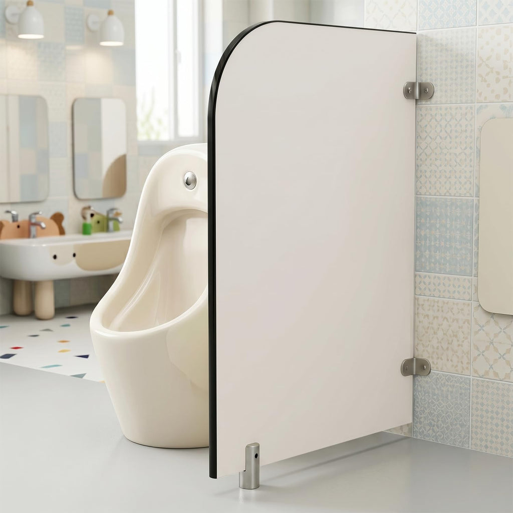 Wall Mounted Urinal Privacy Partition For Nursery