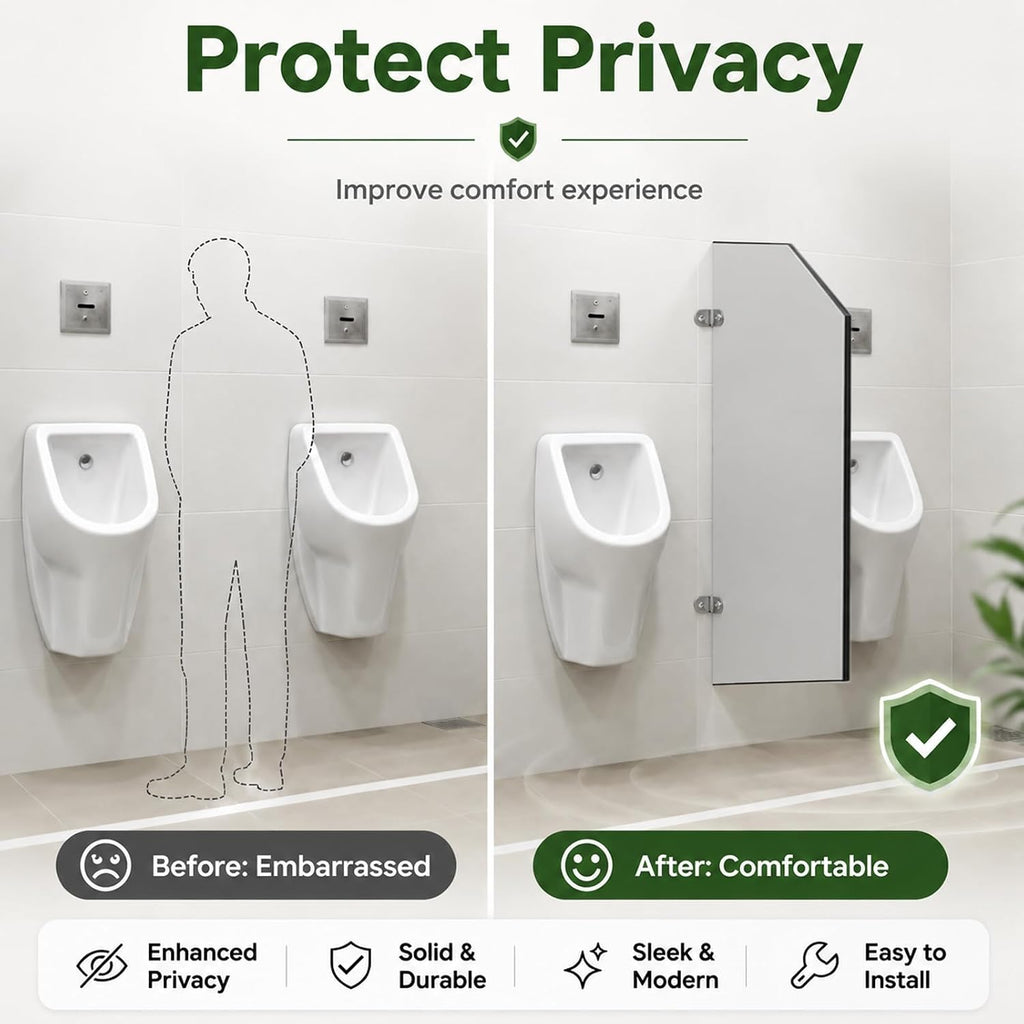 Waterproof Wall Mounted Urinal Partition Panel