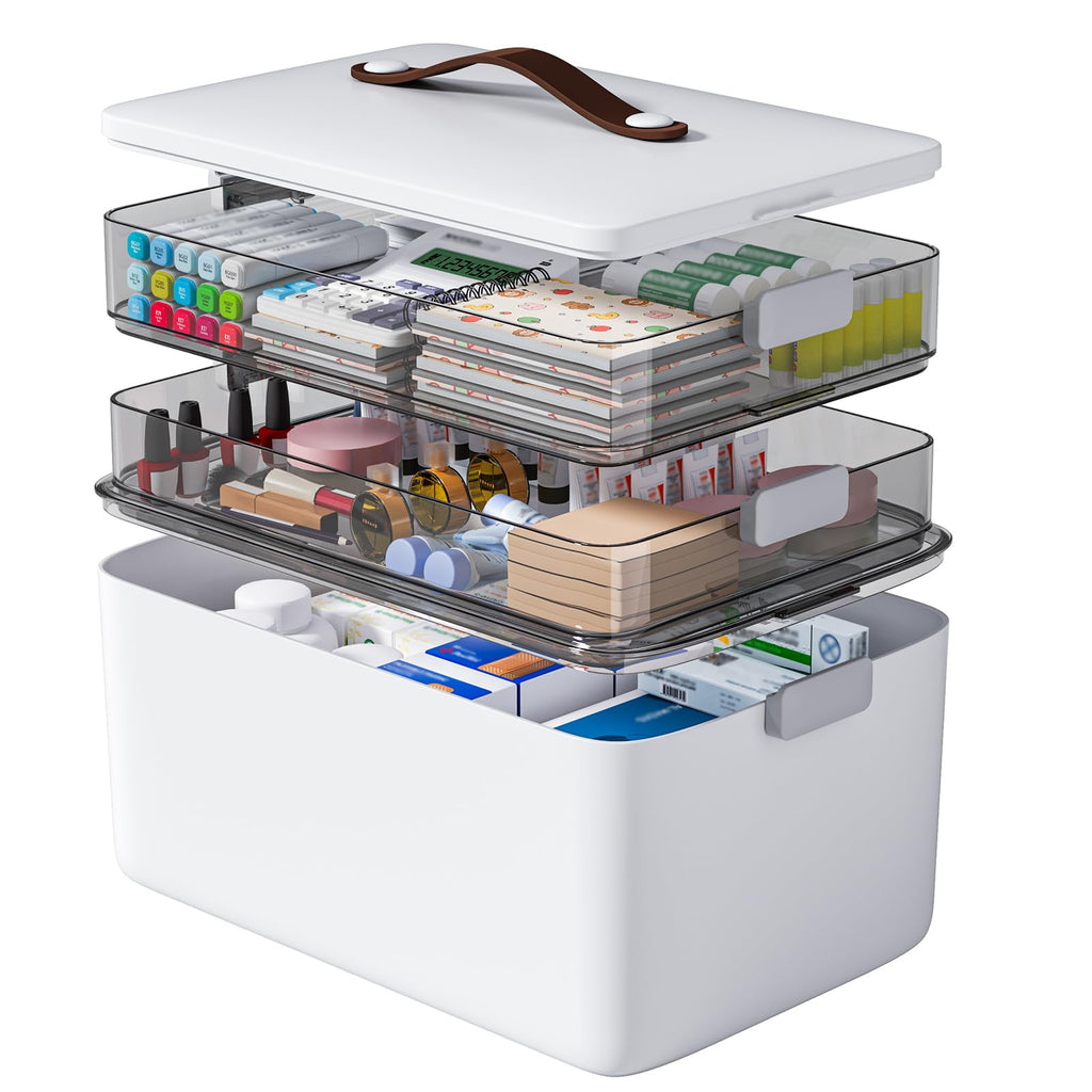4-Tier Portable Multipurpose Storage Organizer Box