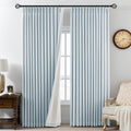 Pinch Pleat Linen Blackout Curtains 90 Inch 2 Panels