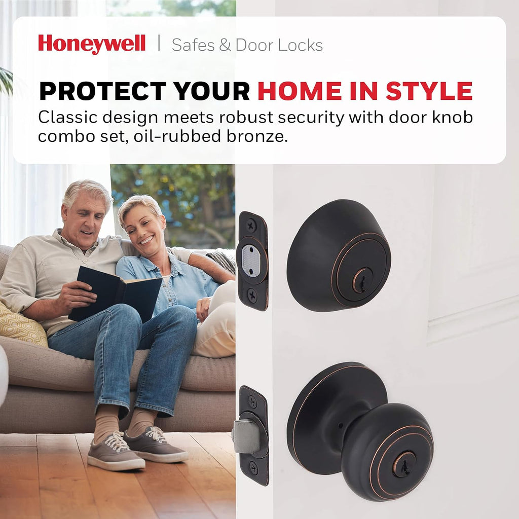 Oil Rubbed Bronze Combo Entry Door Knob