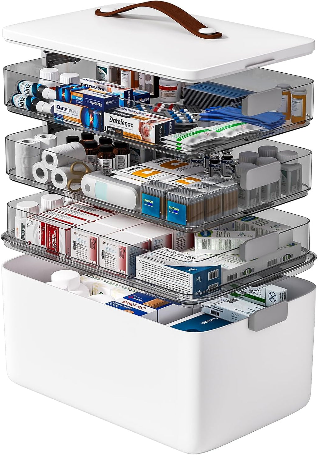 4-Tier Portable Multipurpose Storage Organizer Box
