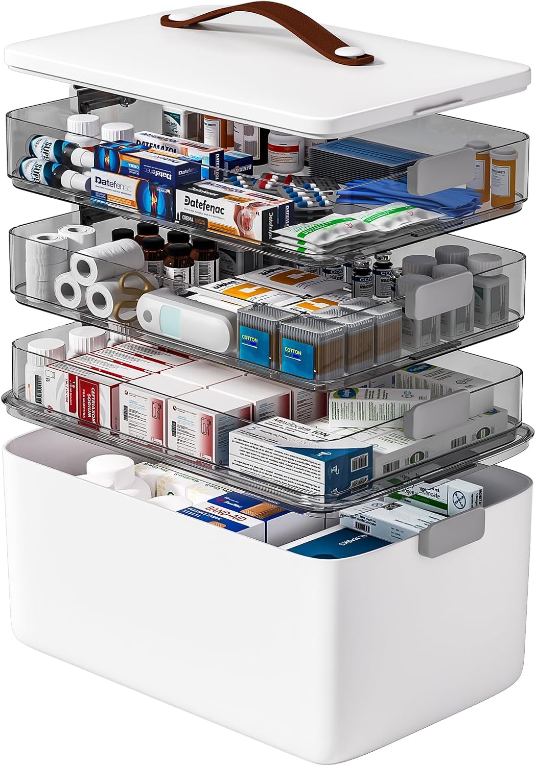 4-Tier Portable Multipurpose Storage Organizer Box